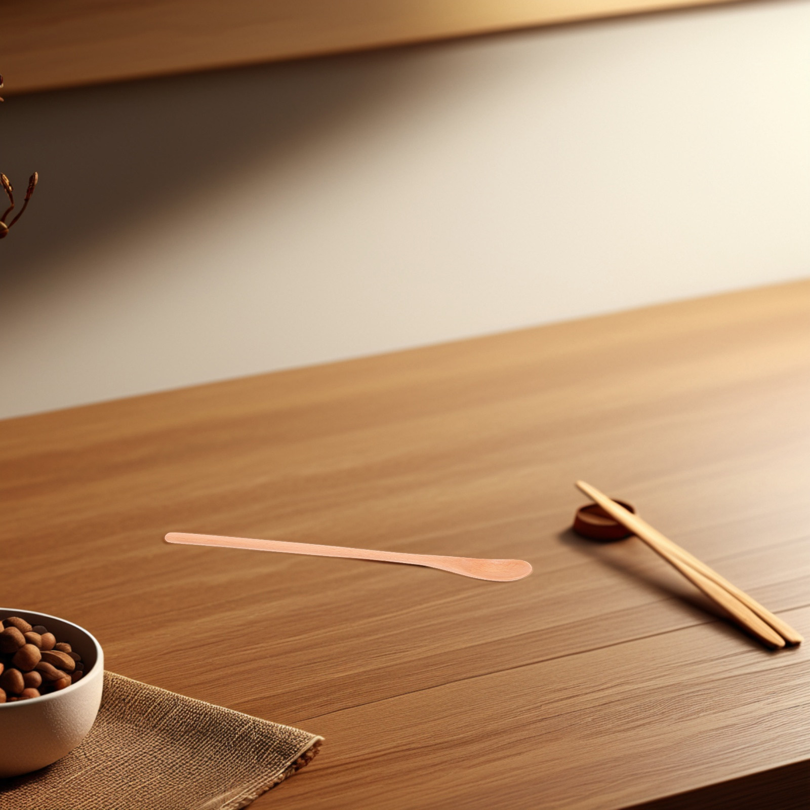 Tea Coffee Utensils - 2 stuks houten honinglepels met lange
