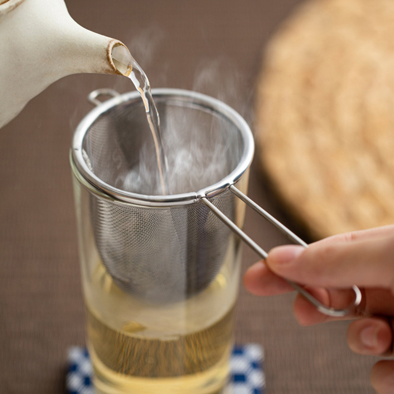 Coffee Tea Spices - Nieuwe roestvrijstalen thee-infuser, herbruikbare thee-lekfilter, theepotzeef,