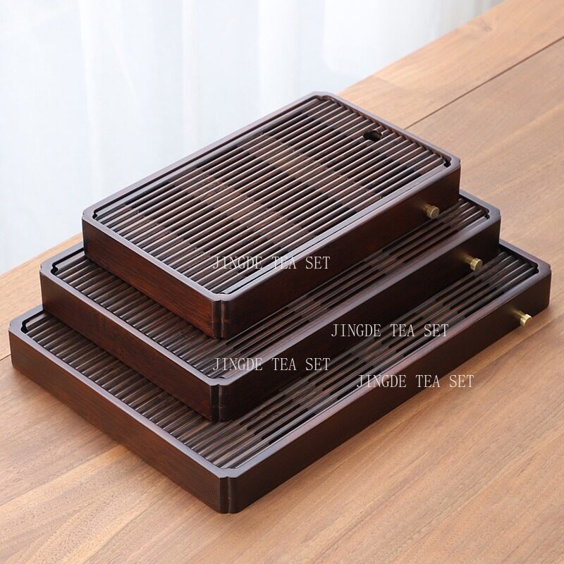 Bamboo Tea Tray - Wateropslag Theeblad Bamboe Huishoudelijk gebruik Droge