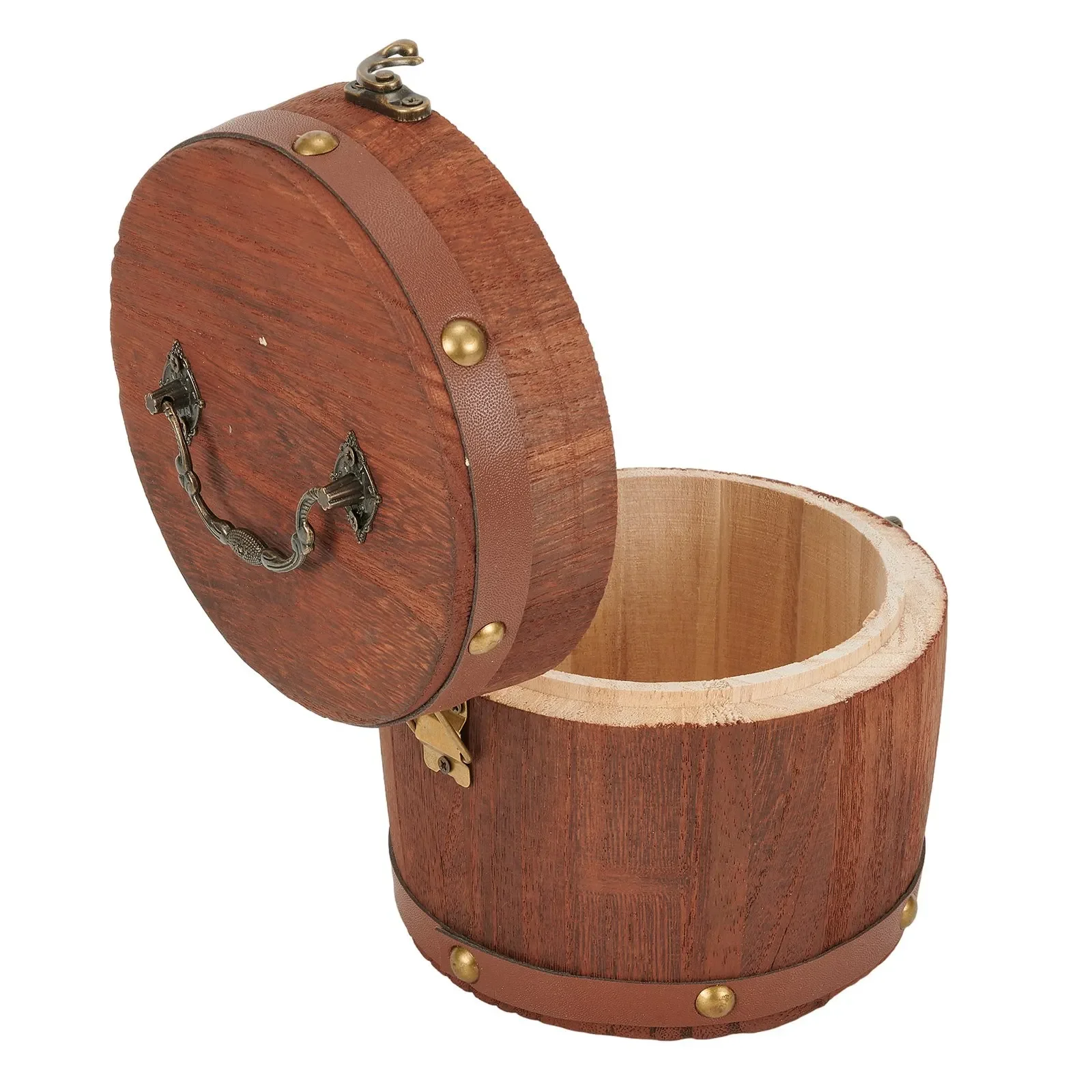 Coffee Tea Leaf And Bean - 1 Pc Draagbare Thee Houten Vat