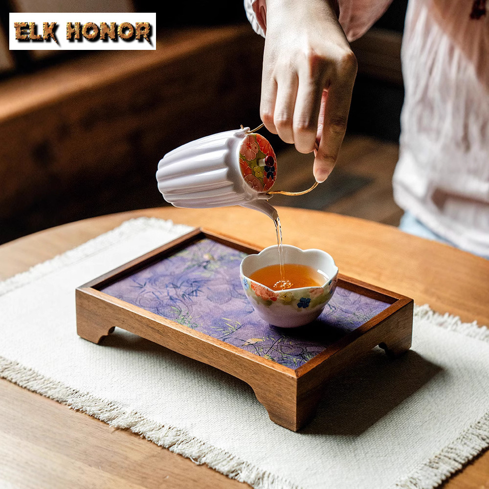 Walnoot Wolk Sluier Bloemen En - Bamboo Tea Tray recensie en prijs