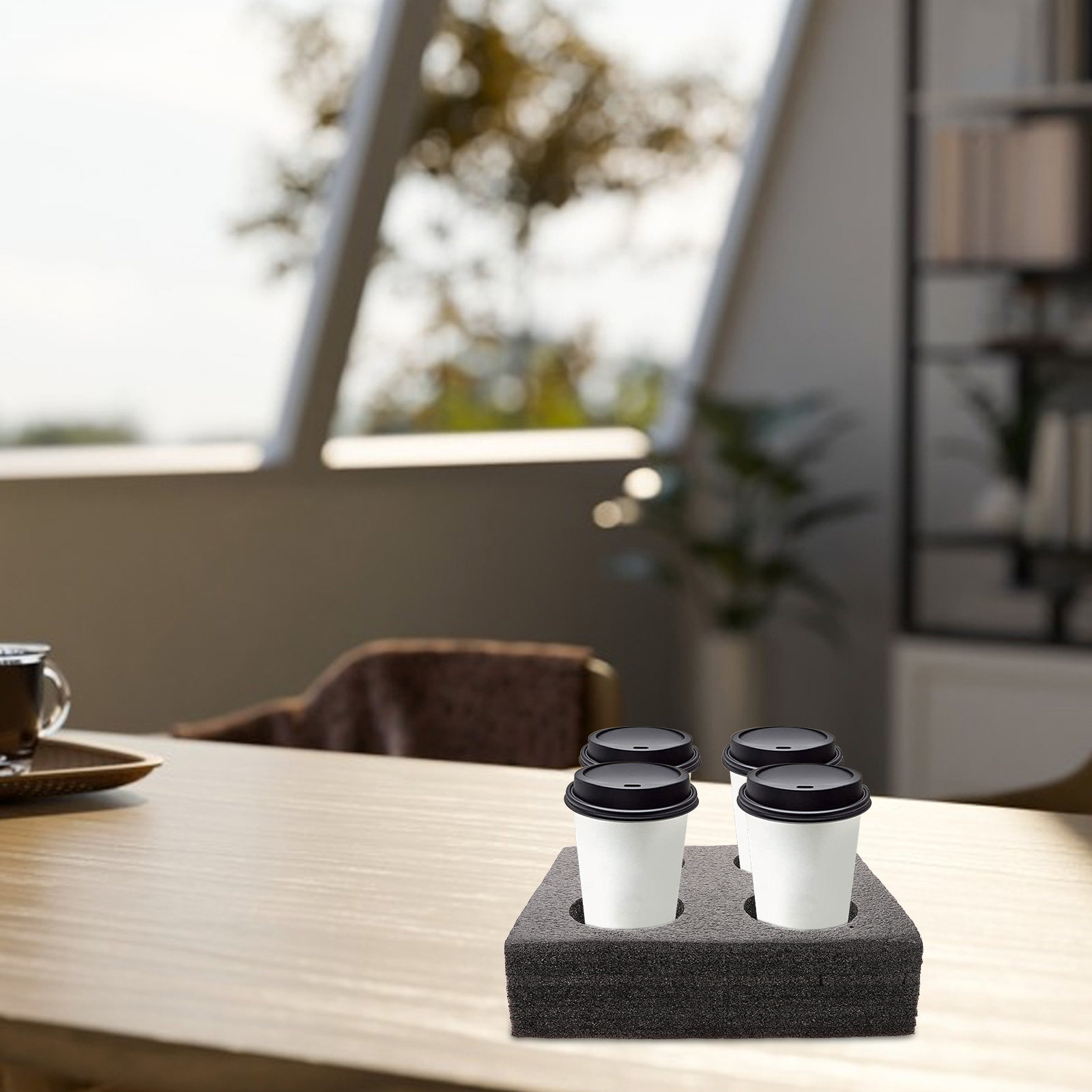 Multi-hole bekerdrager voor 4  - Coffee Tea Holder recensie en prijs