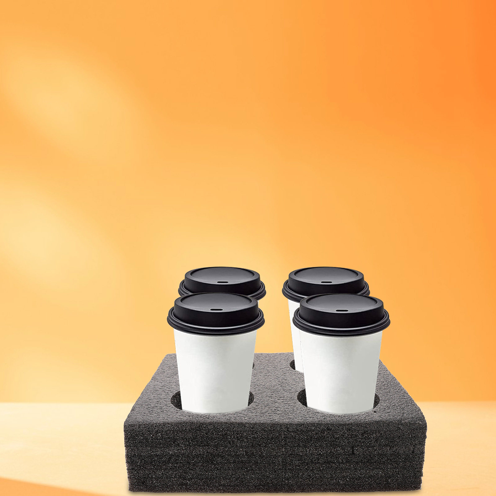Multi-hole bekerdrager voor 4  - Coffee Tea Holder recensie en prijs