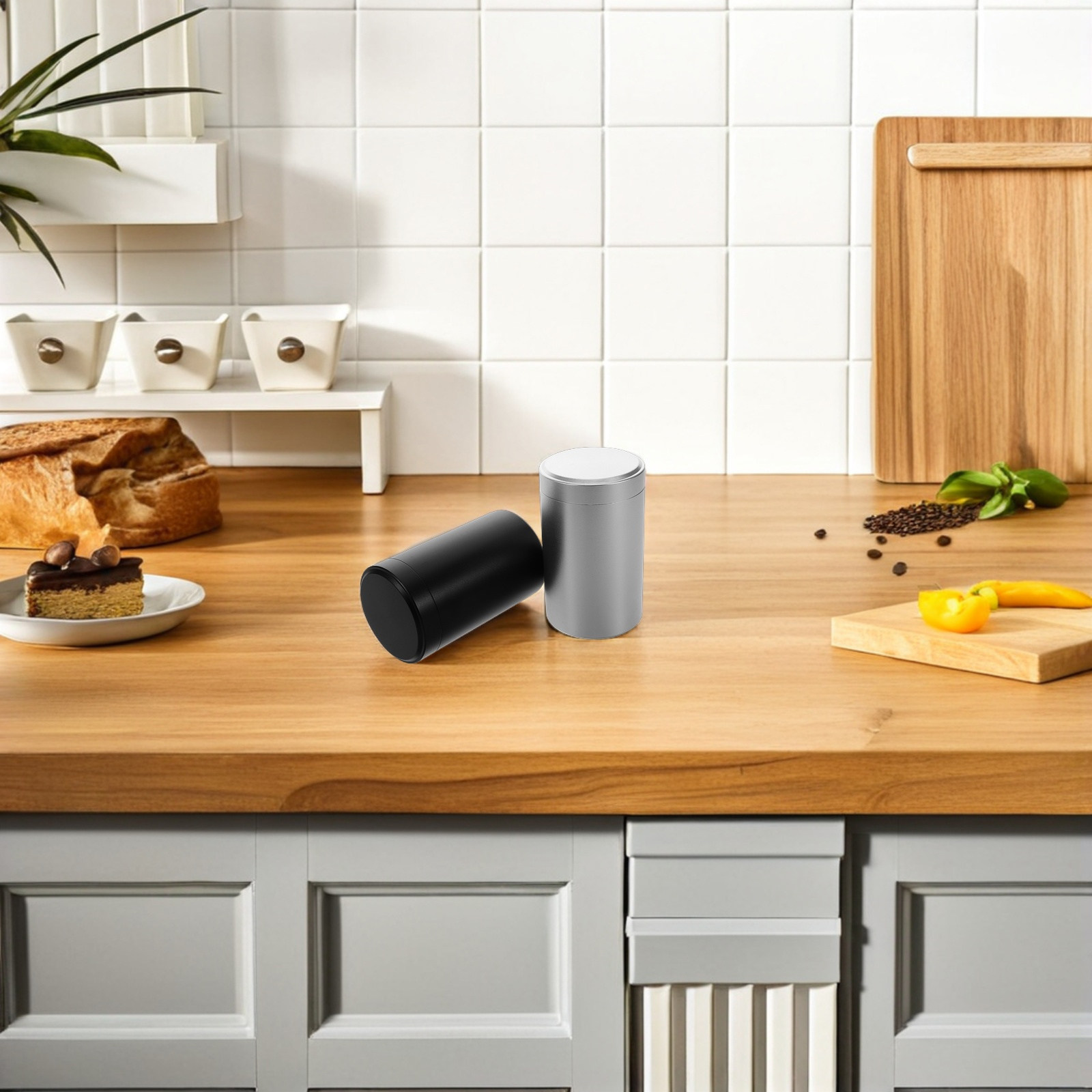 2-delige metalen potjesset van - Coffee Tea Spices recensie en prijs