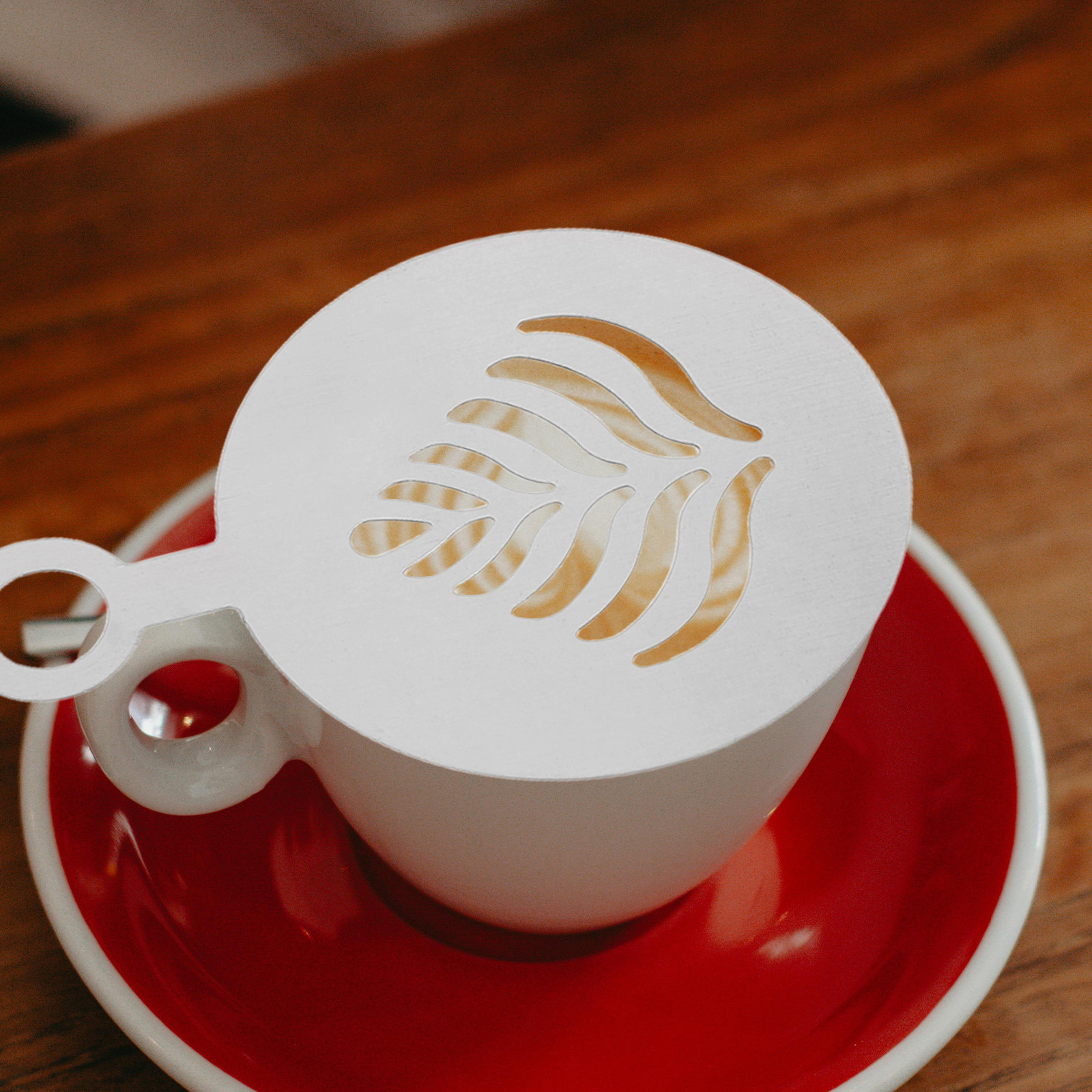 4-delige roestvrijstalen latte - Coffee Stencil Art recensie en prijs