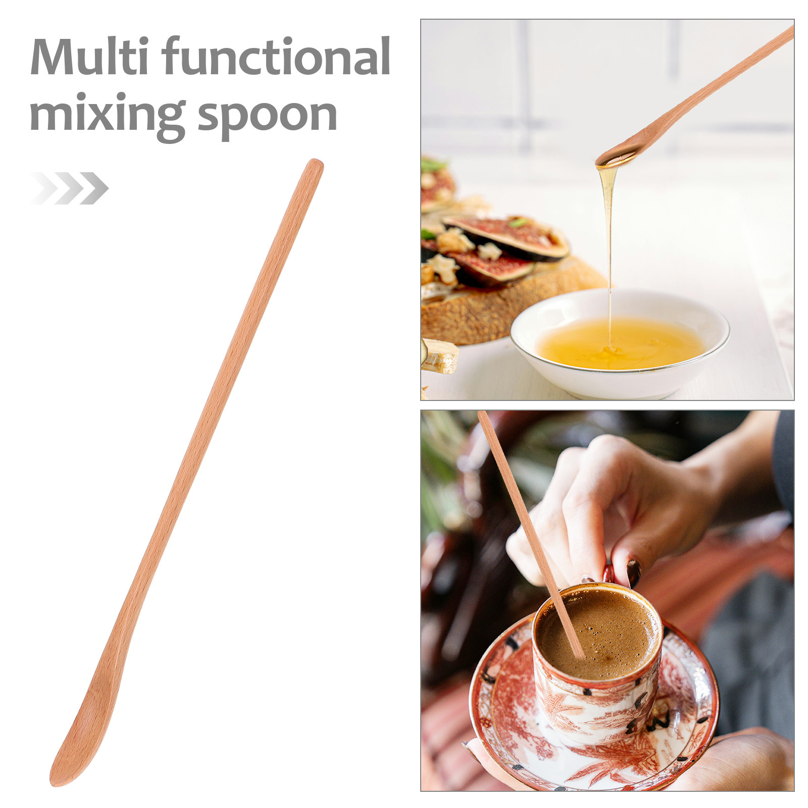 2 stuks houten honinglepels me - Tea Coffee Utensils recensie en prijs