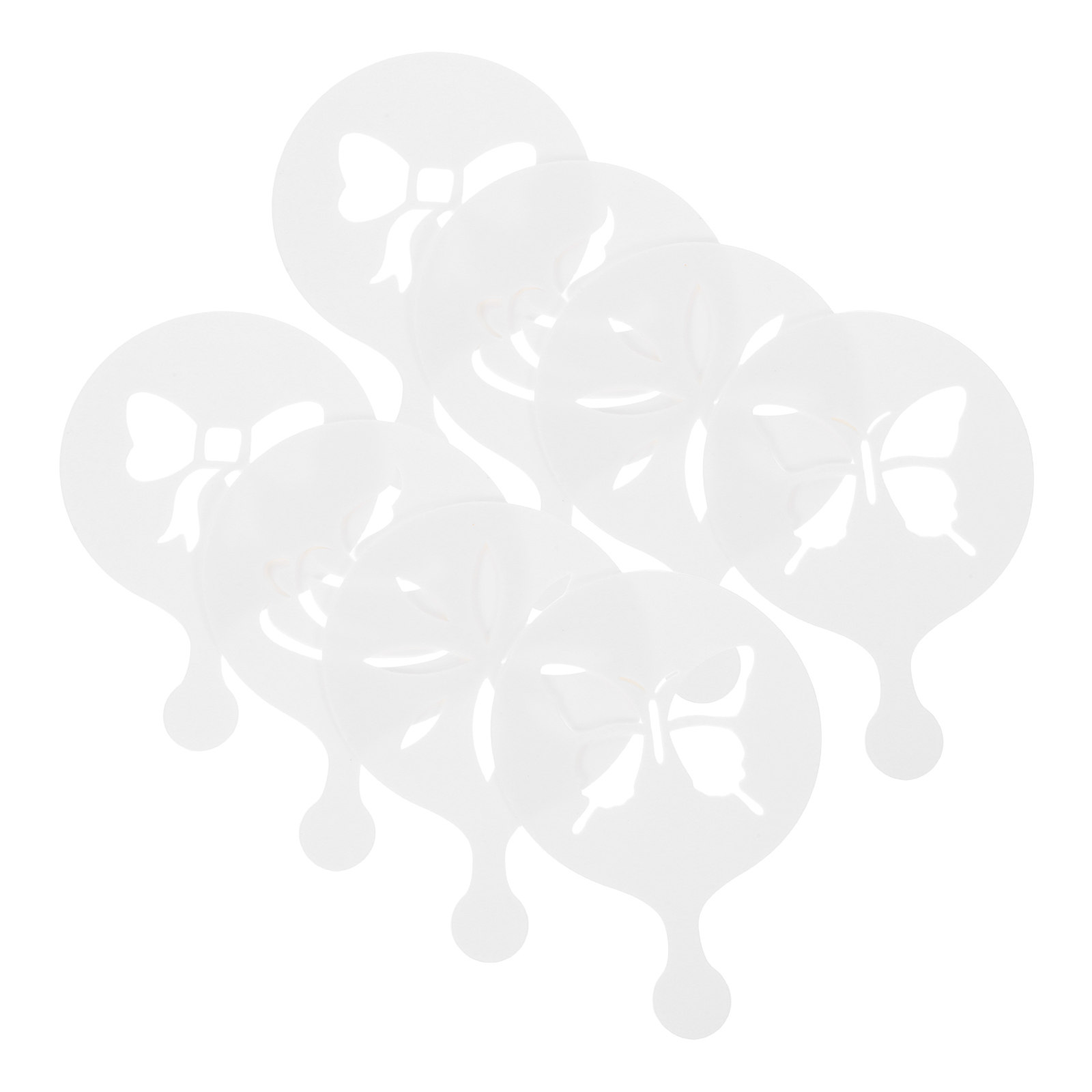 8 stuks koffie latte art stenc - Coffee Stencil Art recensie en prijs