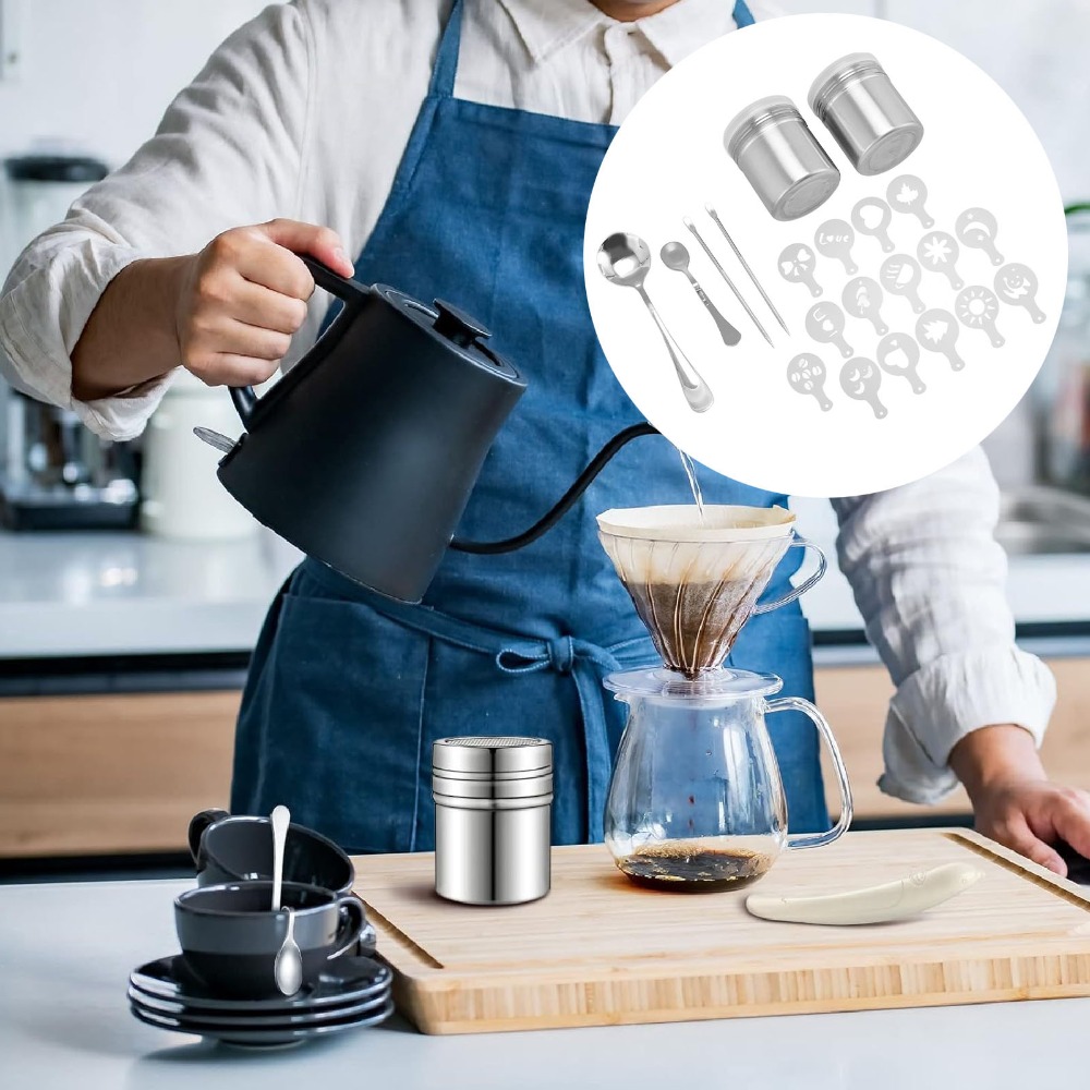Roestvrijstalen Latte Art Pen  - Coffee Stencil Art recensie en prijs