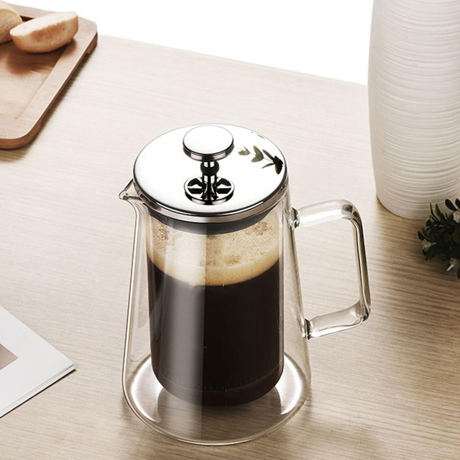 Koffiepersen Glas Roestvrij st - Coffee And Tea Glass recensie en prijs