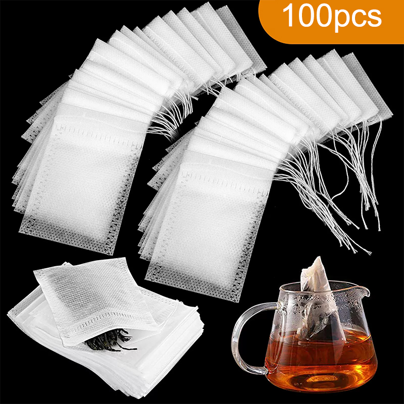 100 Stuks Niet-geweven Theezak - Coffee Tea Spices recensie en prijs