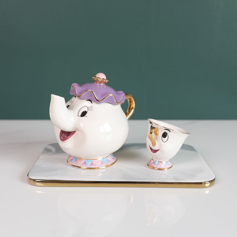 Hete theepot cartoon Belle en  - Coffee Tea Jug recensie en prijs