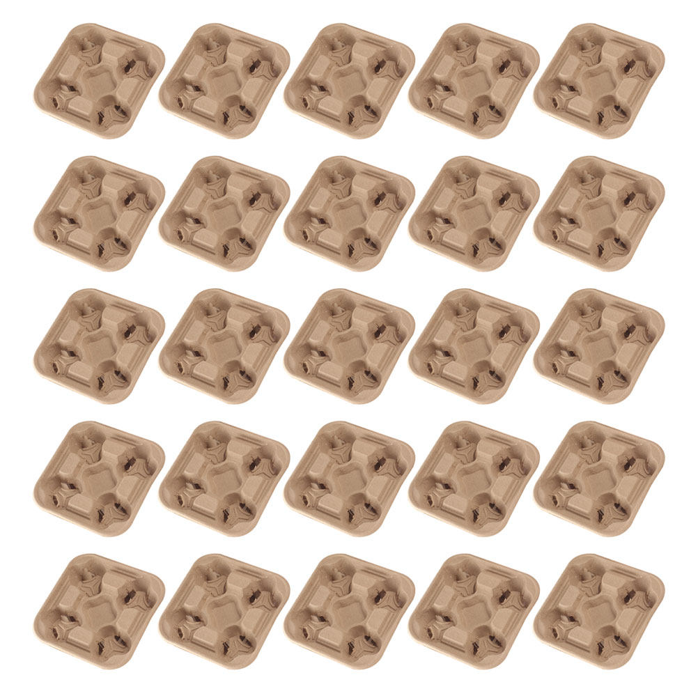 25 stuks vierkops papierpulp h - Coffee Tea Holder recensie en prijs