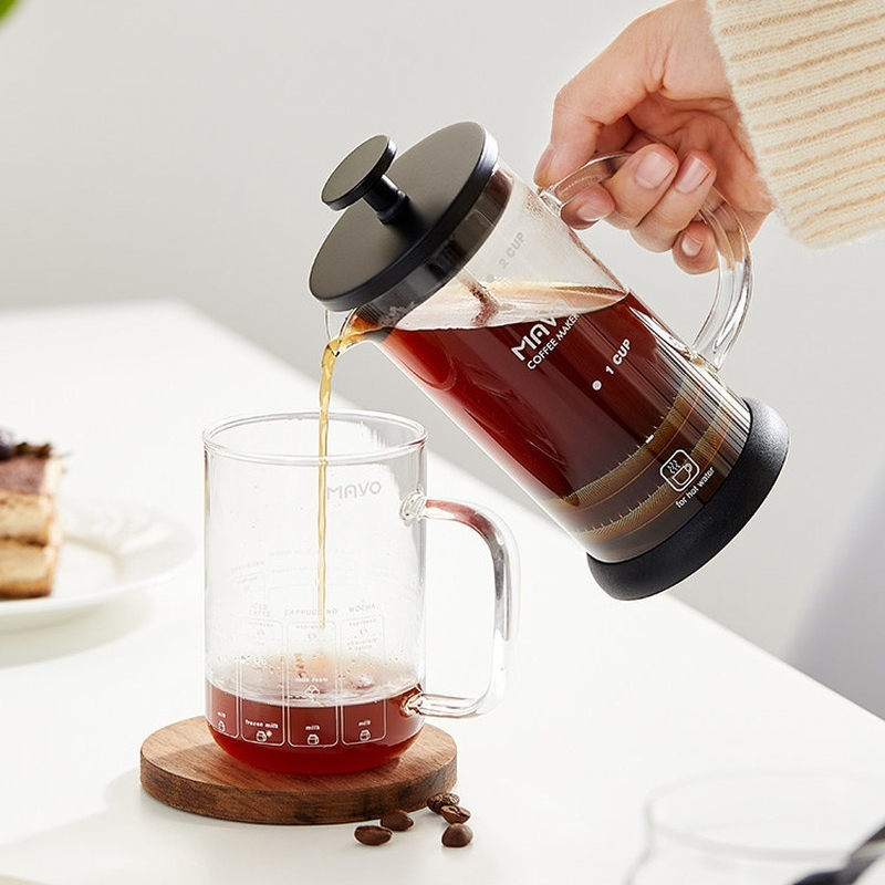 MAVO French Press Koffiezetapp - Coffee And Tea Glass recensie en prijs