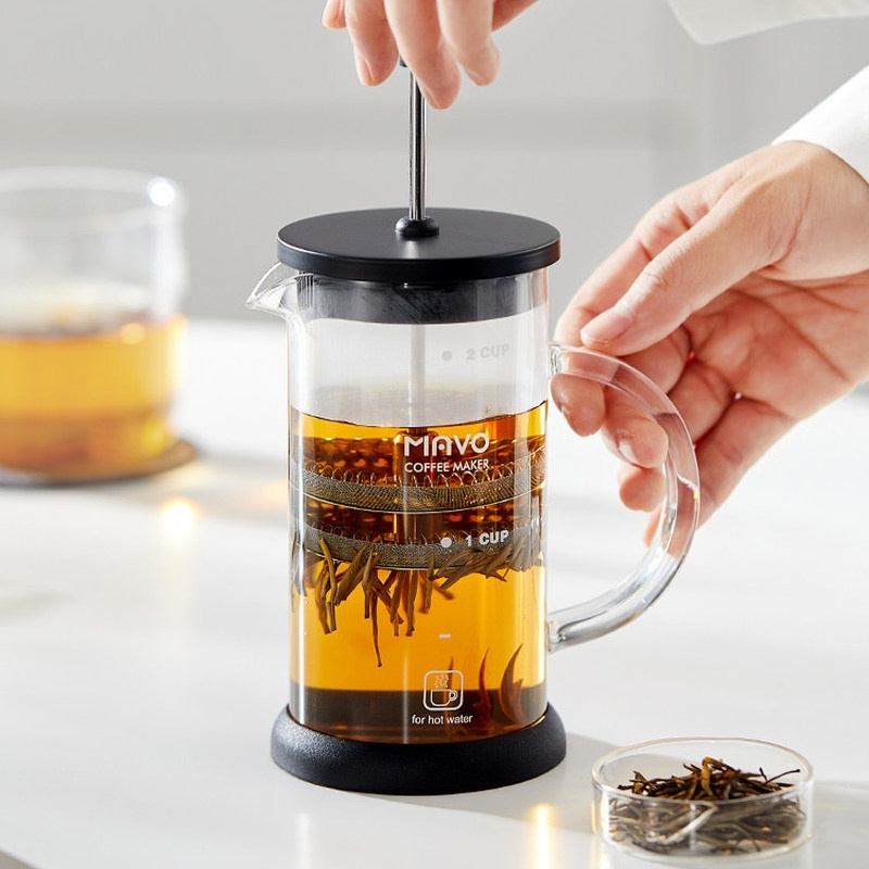 MAVO French Press Koffiezetapp - Coffee And Tea Glass recensie en prijs