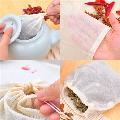 1Pc/10 Stuks Katoenen Theezakj - Coffee Tea Spices recensie en prijs