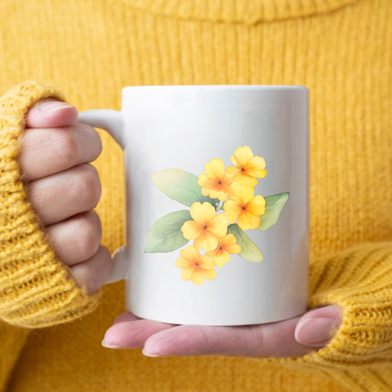 Keramische mok met witte en ge - Coffee Tea Break recensie en prijs
