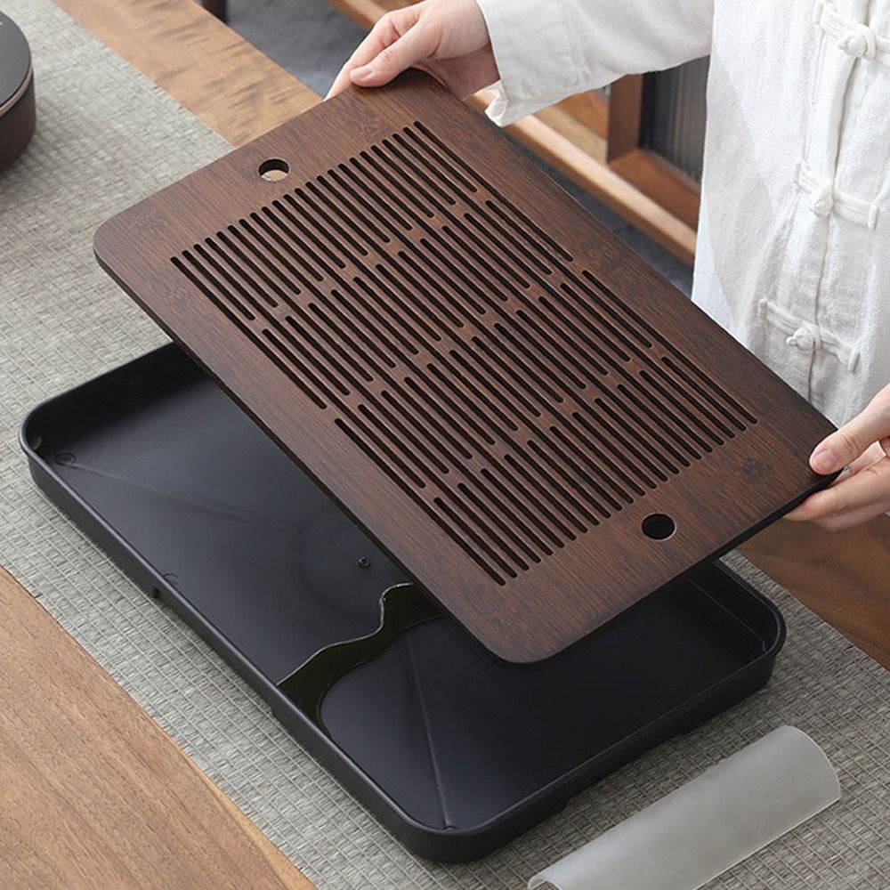 Bamboe theeblad voor twee doel - Bamboo Tea Tray recensie en prijs