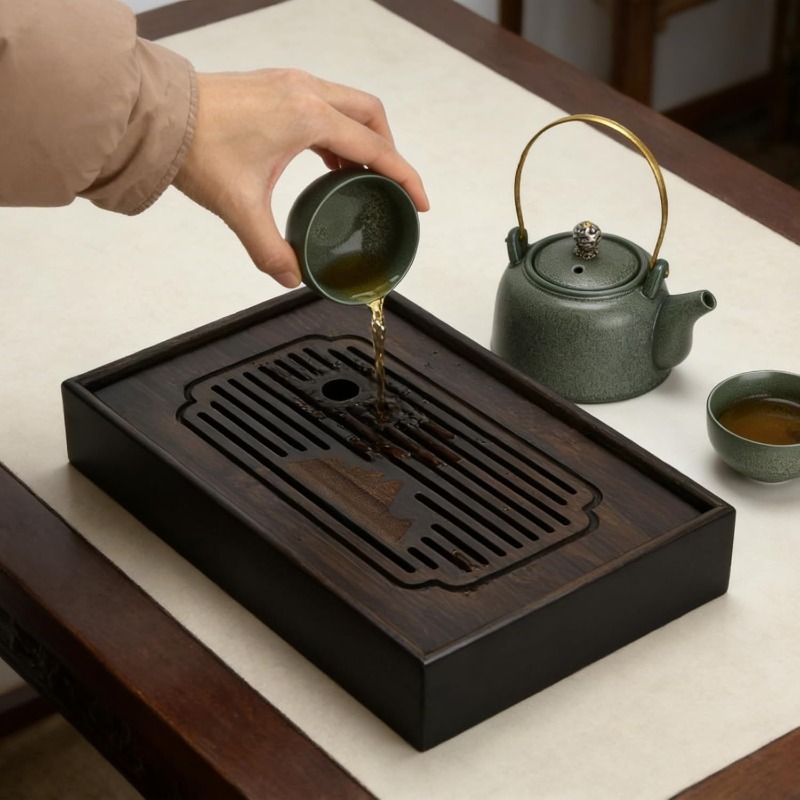 1-delige bamboe theeblad, 11 i - Bamboo Tea Tray recensie en prijs