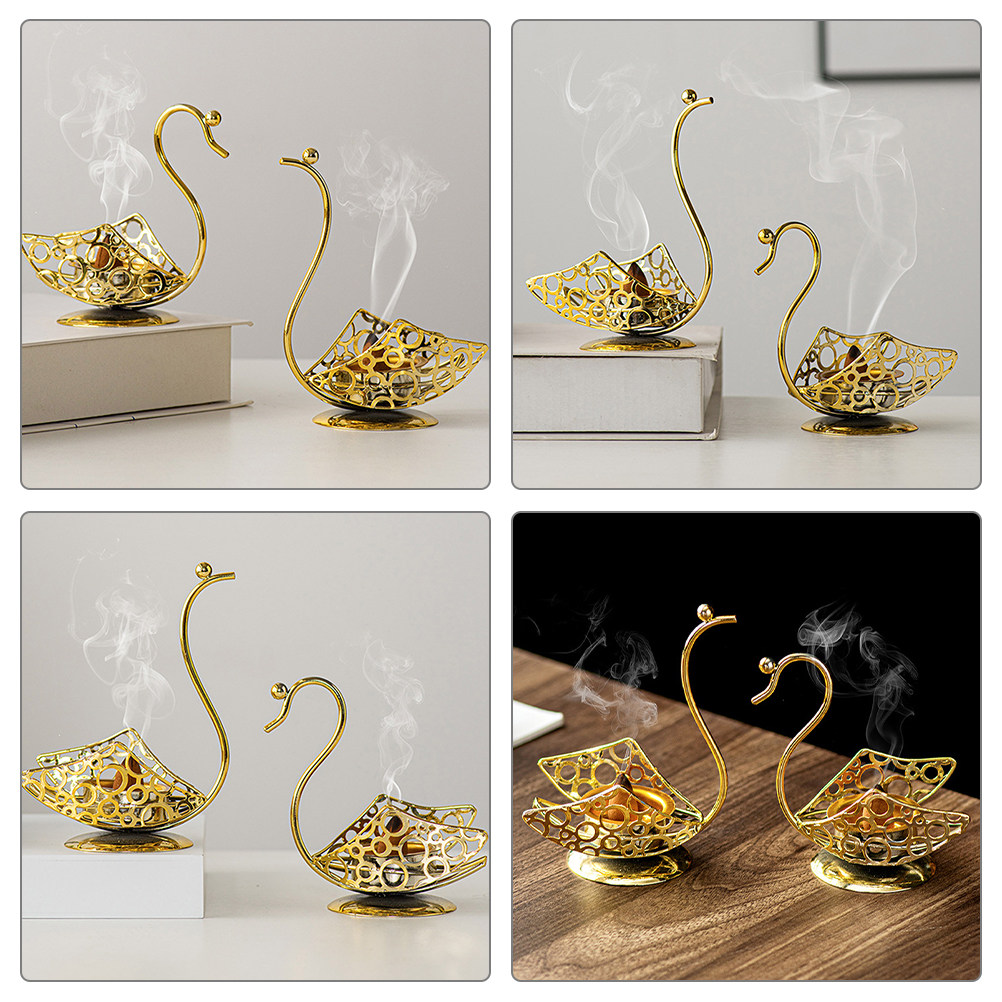 1 paar ijzeren zwanen decorati - Coffee Tea Library recensie en prijs